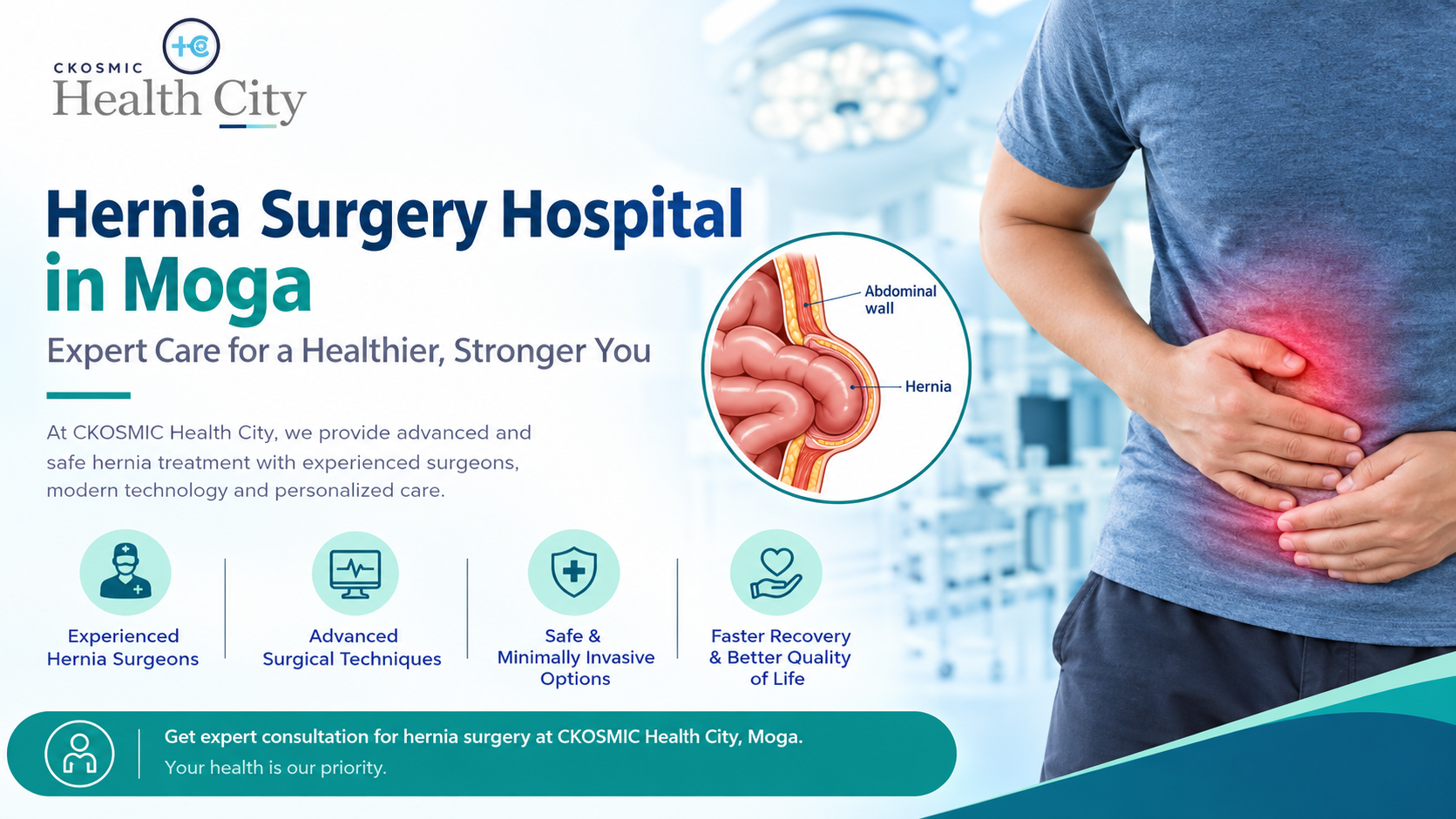 Hernia Surgery Hospital in Moga